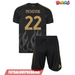 Lacne Dětský Futbalové dres Juventus Weston McKennie #22 2026-27 Krátky Rukáv - Tretina (+ trenírky)